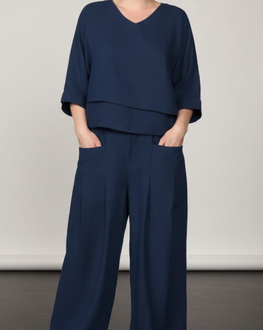 Bleu foncé / 50-52 / 4XL