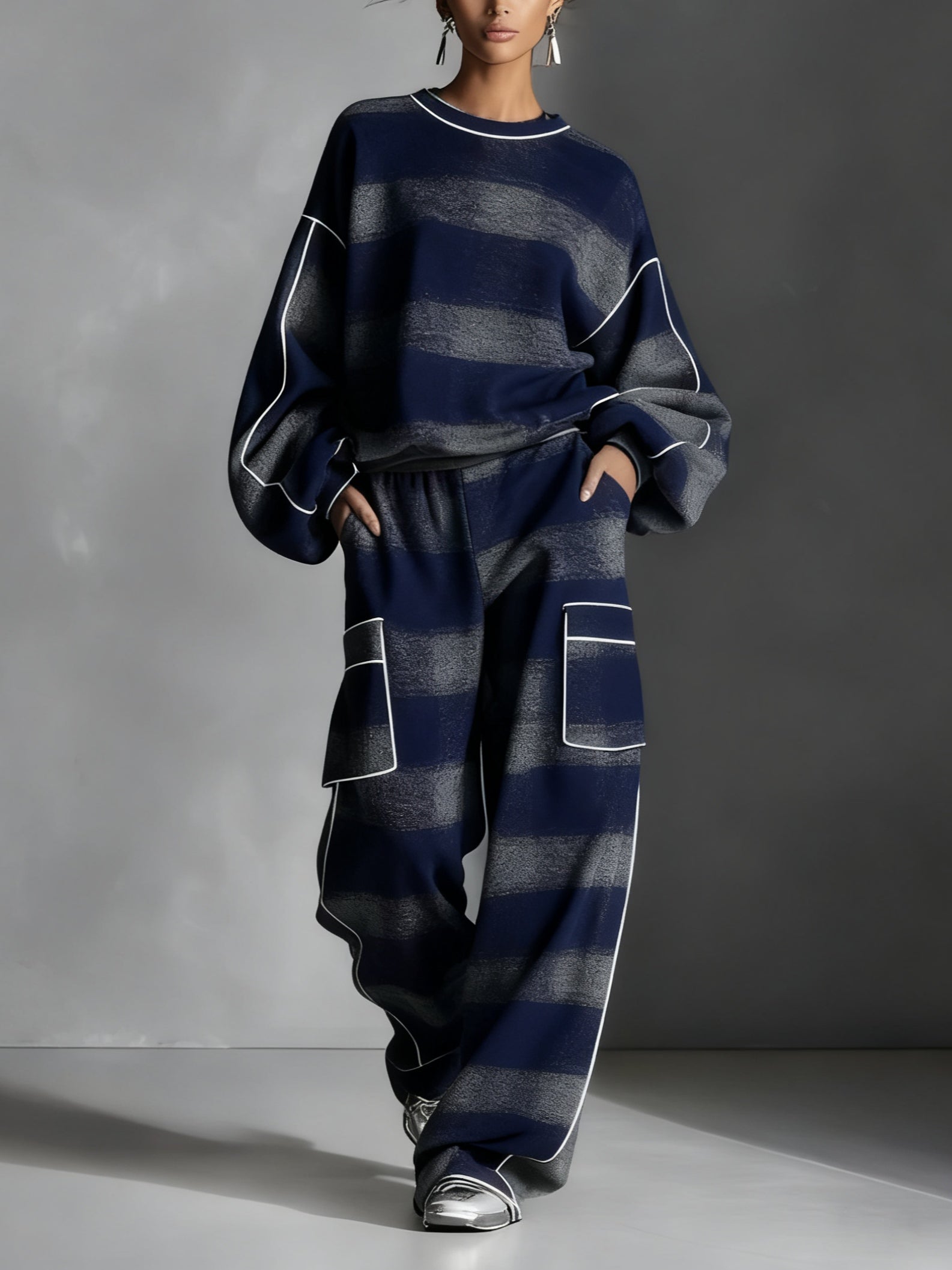 Bleu/Gris / 3XL